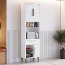 Paneleiro Torre Quente 3 Portas 1 Gaveta com Fruteira Lorena