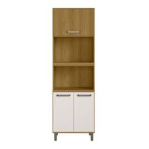 Paneleiro Torre Quente 3 Portas Criare Freijo Off Acetinado - SSX Multicoisas