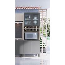 Paneleiro Torre Quente 4 Portas 1 Nicho para Forno e Adega Quiditá Paneleiro Torre Quente 4 Portas 1 Nicho para Forno e Adega Quiditá