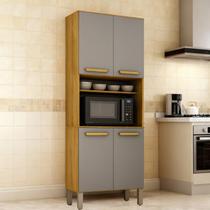 Paneleiro Torre Quente 4 Portas com Espaço para Micro-ondas Adele