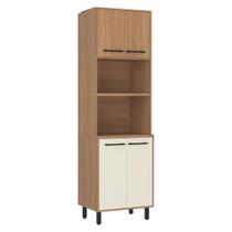 Paneleiro Torre Quente 65cm para Forno e Micro-ondas 4 Portas Havana Multimóveis CR20311 Paneleiro Torre Quente 65cm para Forno e Micro-ondas 4 Portas Havana Multimóveis CR20311