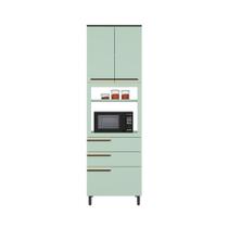 Paneleiro Torre Quente Herval Manhattan, MDP, 2 Portas e 3 Gavetas, Verde Bali Paneleiro Torre Quente Herval Manhattan, MDP, 2 Portas e 3 Gavetas, Verde Bali