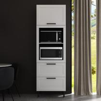 Paneleiro Torre Quente MDF para Forno/Micro-ondas 1 Porta 2 Gavetas 80cm Multimóveis CR20445 Paneleiro Torre Quente MDF para Forno/Micro-ondas 1 Porta 2 Gavetas 80cm Multimóveis CR20445