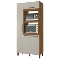 Paneleiro Torre Quente Triplo Monza 100cm 2 Fornos 4 Portas - Indékes