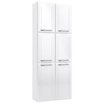 Paneleiros em Aço Topázio 6 Portas 5 Prateleiras Branco - Telasul Paneleiros em Aço Topázio 6 Portas 5 Prateleiras Branco - Telasul