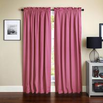 Paneles de Cortina Blazing Needles 275x132 cm Bery Berry 2 piezas