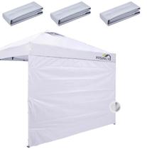 Paneles laterales para toldo Hisinly 3m x 3m tela Oxford 300D con recubrimiento plateado Paneles laterales para toldo Hisinly 3m x 3m tela Oxford 300D con recubrimiento plateado