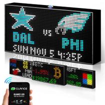 PANELFI SN2000 Painel LED Ticker 33x18 cm com Atualizações em Tempo Real