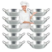 Panelinha frigideira para porçao lanches/tachinho 10 unidade linha hoteleira