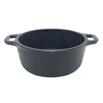 Panelinha Molheira Cumbuca De Ferro Fundido Com Alça 8cm