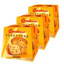 Panetone Bauducco Tradicional Frutas 3 Panettones de 400g Panetone Bauducco Tradicional Frutas 3 Panettones de 400g