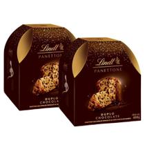 Panetone Duplo Chocolate, Lindt, 2 Panettones De 400G