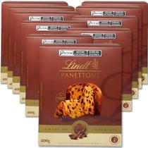 Panetone Lindt Gotas De Chocolate Suiço Kit 10 Unidades 400G