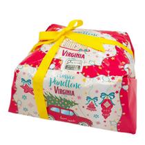 Panetone Virginia Tradicional em Embalagem Rosa 750g