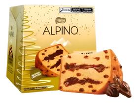 Panettone Alpino Nestlé 450g Recheio Cremoso e Gotas de Chocolate
