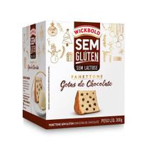 Panettone com Gotas de Chocolate Sem Glúten e Sem Lactose Wickbold 300g