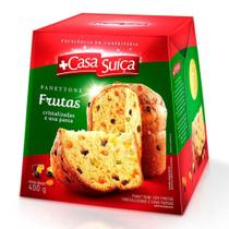 Panettone Frutas Cristalizadas 400g - Casa Suíça Panettone Frutas Cristalizadas 400g - Casa Suíça