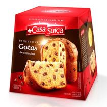 Panettone Gotas de Chocolate 400g - Casa Suíça Panettone Gotas de Chocolate 400g - Casa Suíça