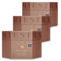 Panettone La Pastina Maestra Gianduia Kit 3 Caixas 750G Panettone La Pastina Maestra Gianduia Kit 3 Caixas 750G