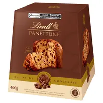 Panettone Lindt Com Gotas de Chocolate Amargo 400g