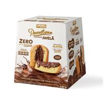 Panettone Recheado Com Creme De Avelã Sem Glúten Sem Leite Zero Açúcar Aminna 240 g