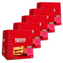 Panettone Trufado Chocolate Meio Amargo Kit 5 un Nestlé 450g
