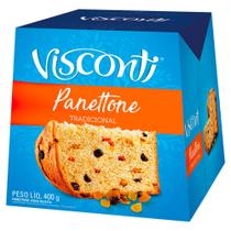 Panettone Visconti Tradicional Frutas Cristalizadas com 400g Panettone Visconti Tradicional Frutas Cristalizadas com 400g
