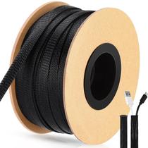 Pangda preta expansível Wire Loom Pet com manga trançada de 150 pés