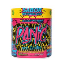 PANIC PRÉ TREINO ADAPTOGEN, 300g Energia e foco 400mg de cafeina, sabor maçã verde