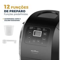 Panificadora Britânia Digital 12 Programas 3l Bpne01 127V Panificadora Britânia Digital 12 Programas 3l Bpne01 127V