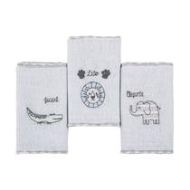 Paninho De Boca Babete Papi Composê Bordado 03 Unidades 38x38cm