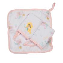 Paninho De Boca Bordado Sereia Soft Com Prendedor De Chupeta