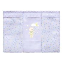 Paninho de Boca com 03 Unidades Estampado Pop Confetes 34x40cm Baby Bambi Incomfral Cor:Confetes Cinza Paninho de Boca com 03 Unidades Estampado Pop Confetes 34x40cm Baby Bambi Incomfral Cor:Confetes Cinza