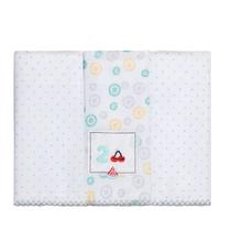 Paninho De Boca Com Faixa Bordado 32cm X 32cm Com 3 Peças Papi Karinho