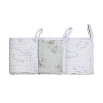 Paninho De Boca Soft Bamboo Mami C/ Prendedor De Chupeta 25Cm X 25Cm Contem 03 Un - Menino Paninho De Boca Soft Bamboo Mami C/ Prendedor De Chupeta 25Cm X 25Cm Contem 03 Un - Menino