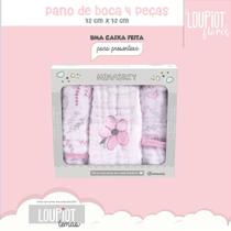 Paninho de Boca Soft com Temas - Caixa Rosa com 3 Unidades