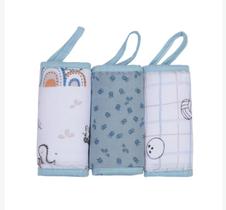 PANINHO DE BOCA SOFT PREMIUM KIT COM 3 UN PAPI - BABETES ESTAMPADAS P/ BEBES C/ PRENDEDOR DE CHUPETA Paninho de Boca:MAS PANINHO DE BOCA SOFT PREMIUM KIT COM 3 UN PAPI - BABETES ESTAMPADAS P/ BEBES C/ PRENDEDOR DE CHUPETA Paninho de Boca:MAS