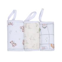 Paninho de boca soft premium papi baby c/ prendedor de chupeta 156318