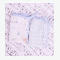 Paninho De Boca Soft Premium Papi Bebe C/ Prendedor De Chupeta 32Cm X 32Cm