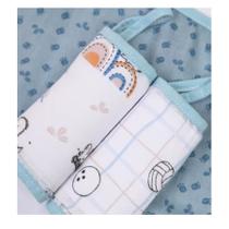 Paninho De Boca Soft Premium Papi Bebe C/ Prendedor De Chupeta 32Cm X 32Cm