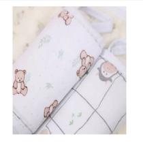 Paninho De Boca Soft Premium Papi Bebe C/ Prendedor De Chupeta 32Cm X 32Cm