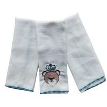 Paninho de Boca Toalha Pano Babete Babita Lenço Fraldinha Fralda Enxoval Higiene Menino Menina Macio Estampado Bordado Presente Kit 3 unidades