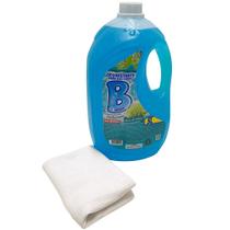 Pano Alvejado 42 x 70 Lâmina 10 Uni + Desinfetante 5 L Barbarex