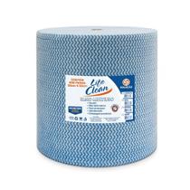 Pano Bobina Azul 28x300m Life Clean com 600 panos