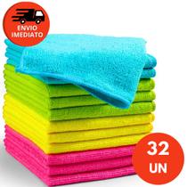 Pano Chão Microfibra Multiuso Limpeza Geral Grande 50x70 Magico Alta Absorção Faxina Casa Carro