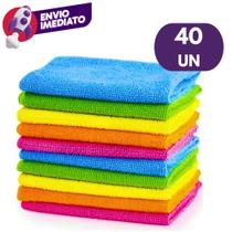 Pano Chão Microfibra Multiuso Limpeza Geral Grande 50x70 Magico Alta Absorção Faxina Casa Carro