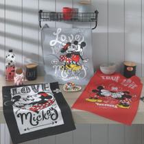 Pano Copa Felpudo Estampado Döhler - Mickey e Minnie 22