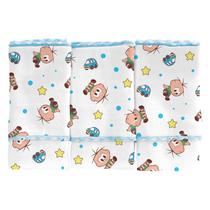 Pano De Boca 03 Unidades Cebolinha 2 Turma Da Mônica Baby