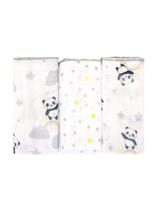 Pano de Boca 3 Unidades Babete Fraldinha de Bebê Bublim