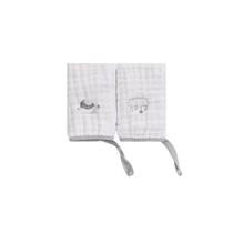 Pano De Boca BabyJoy Soft Bordado Neutro Cinza Nuvem 58043-610